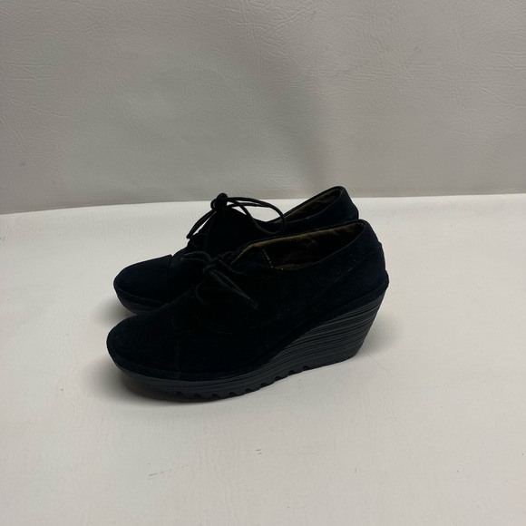 FLY LONDON WOMENS PLATFORM WEDGES SIZE 38 US 7.5- 8 - Picture 4 of 6